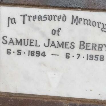 BERRY Samuel James 1894-1958