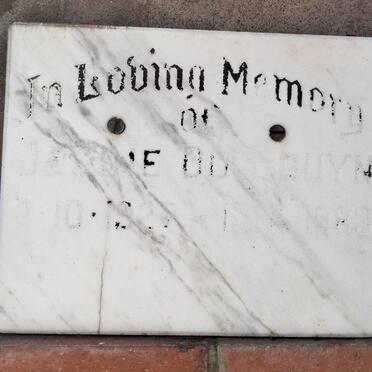 BRUYN Jessie, du 1927-1989