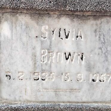 BROWN Sylvia 1935-1957