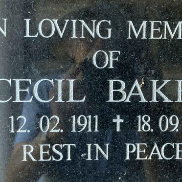 BAKER Cecil 1911-1997
