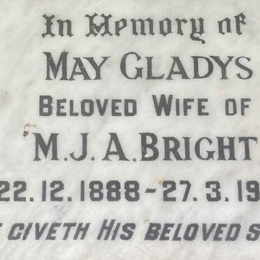 BRIGHT May 1888-1964