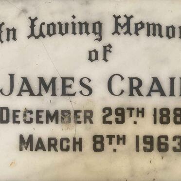 CRAIB James 1882-1963