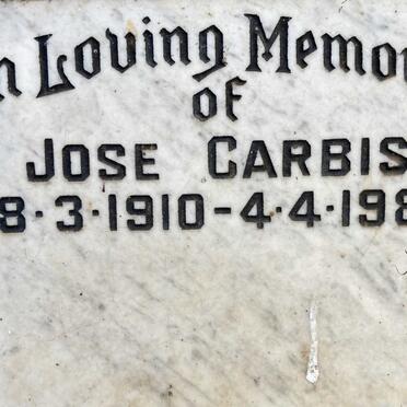 CARBIS Jose 1910-1981