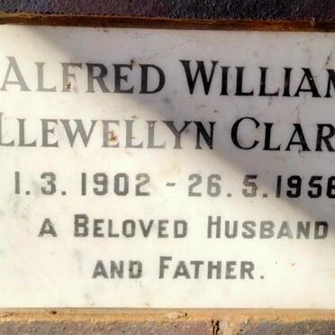 CLARK Alfred William Llewellyn 1902-1956