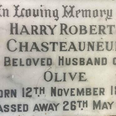 CHASTEAUNEUF Harry Robert 1888 -1961