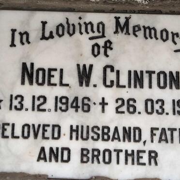 CLINTON Noel W. 1946-1992