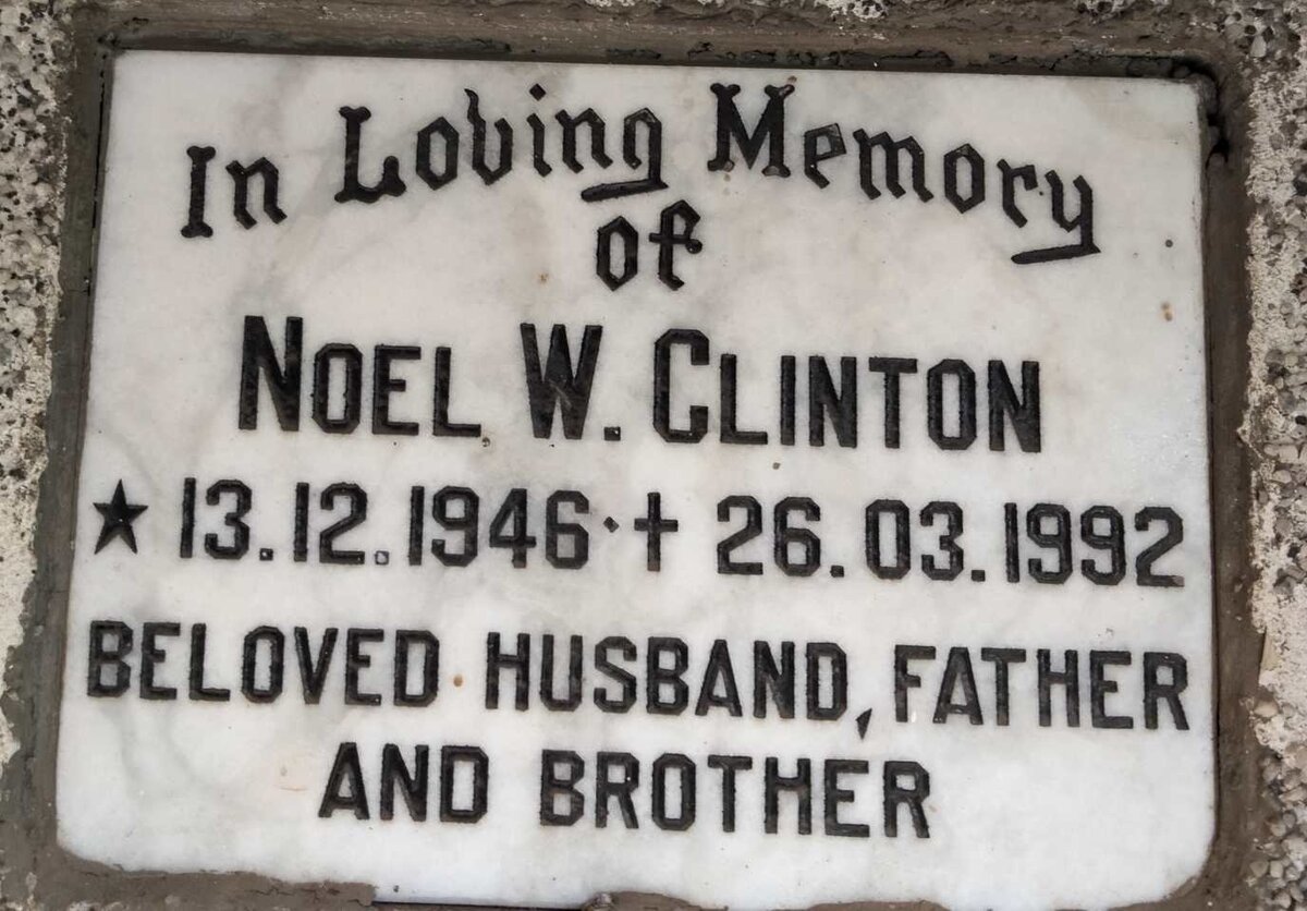 CLINTON Noel W. 1946-1992