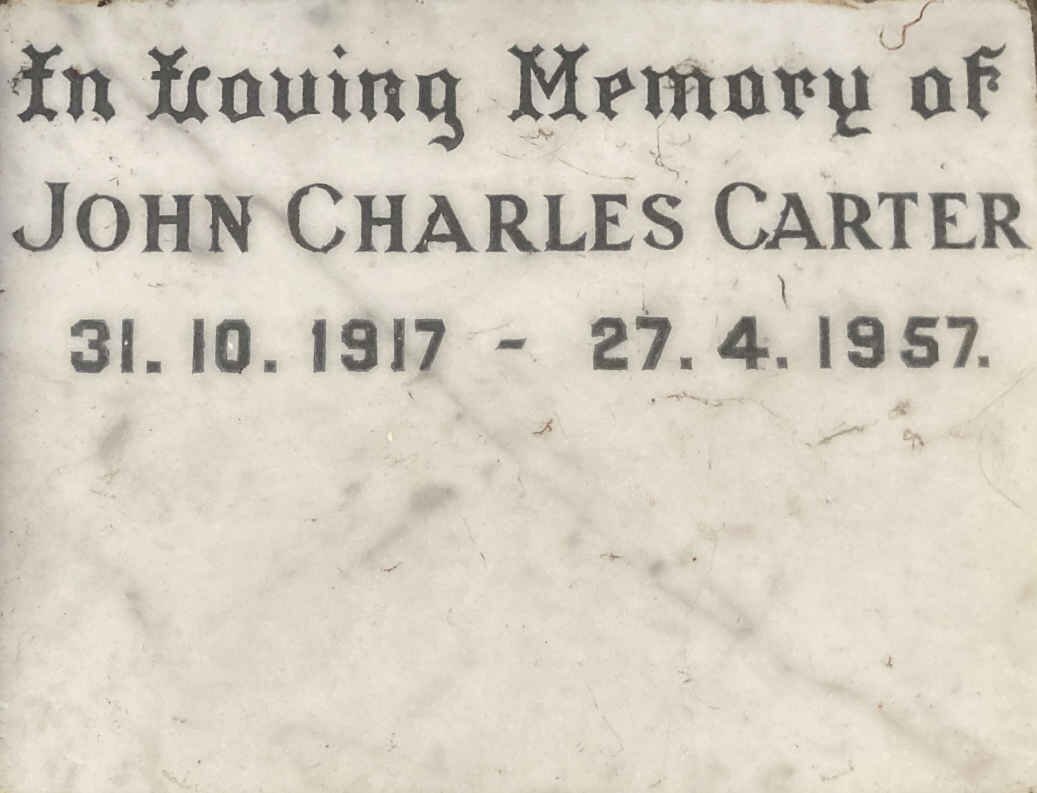 CARTER John Charles 1917-1957