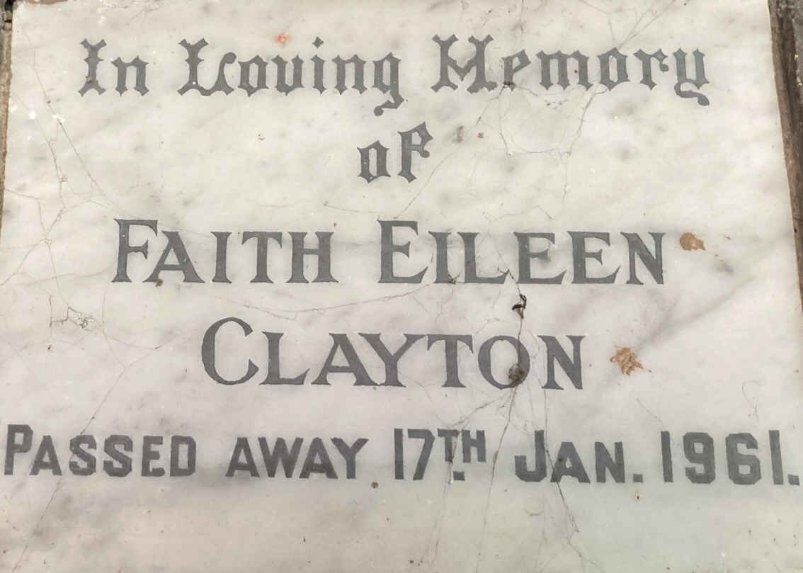 CLAYTON Faith Eileen -1961