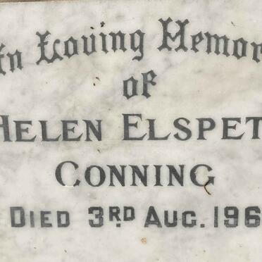 CONNING Helen Elspeth -1961