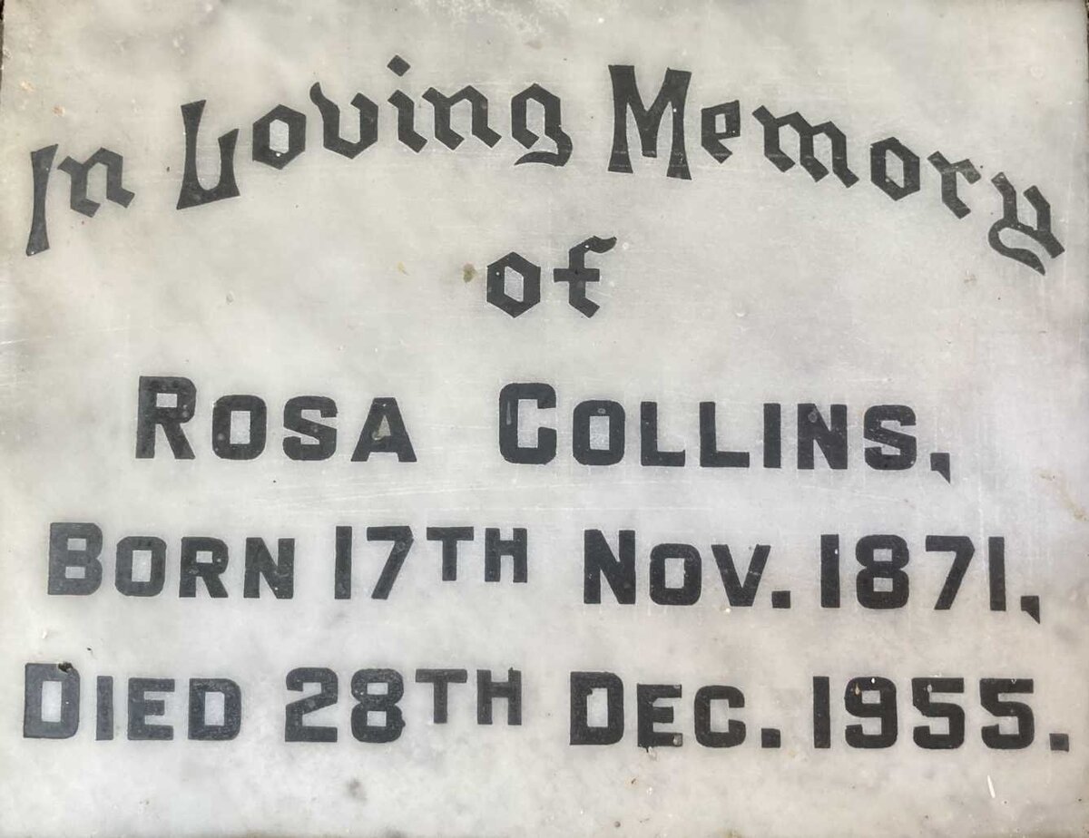 COLLINS Rosa 1871-1955