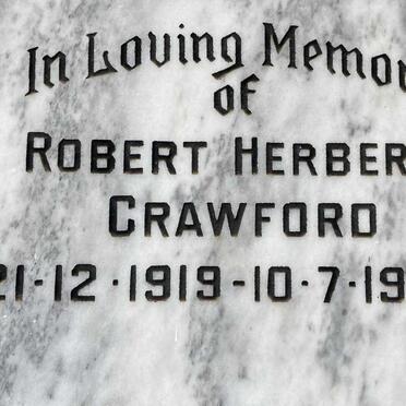 CRAWFORD Robert Herbert 1919-1982