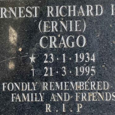 CRAGO Ernest Richard Ian 1934-1995