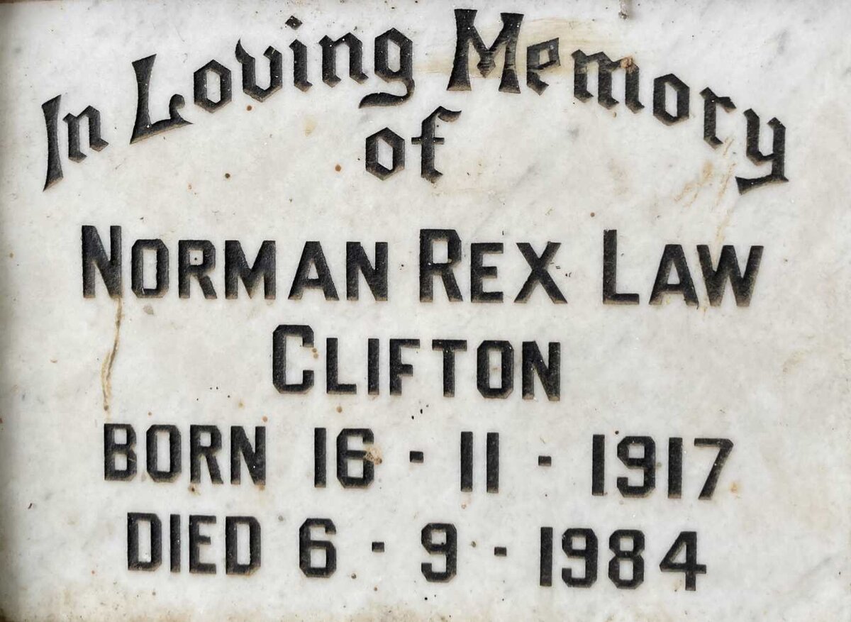 CLIFTON Norman Rex Law 1917-1984