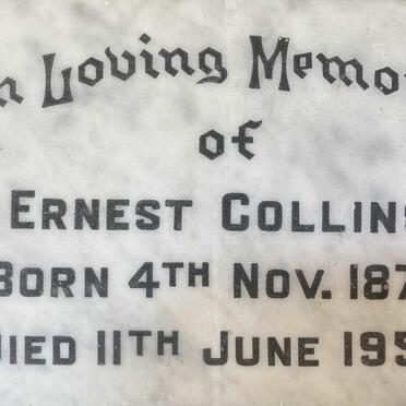 COLLINS Ernest 1874-1958