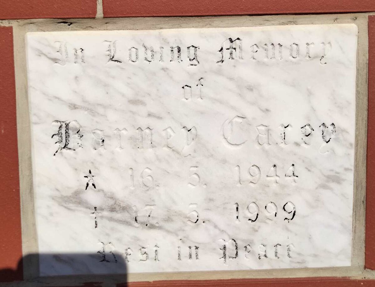 CAREY Barney 1944-1999 