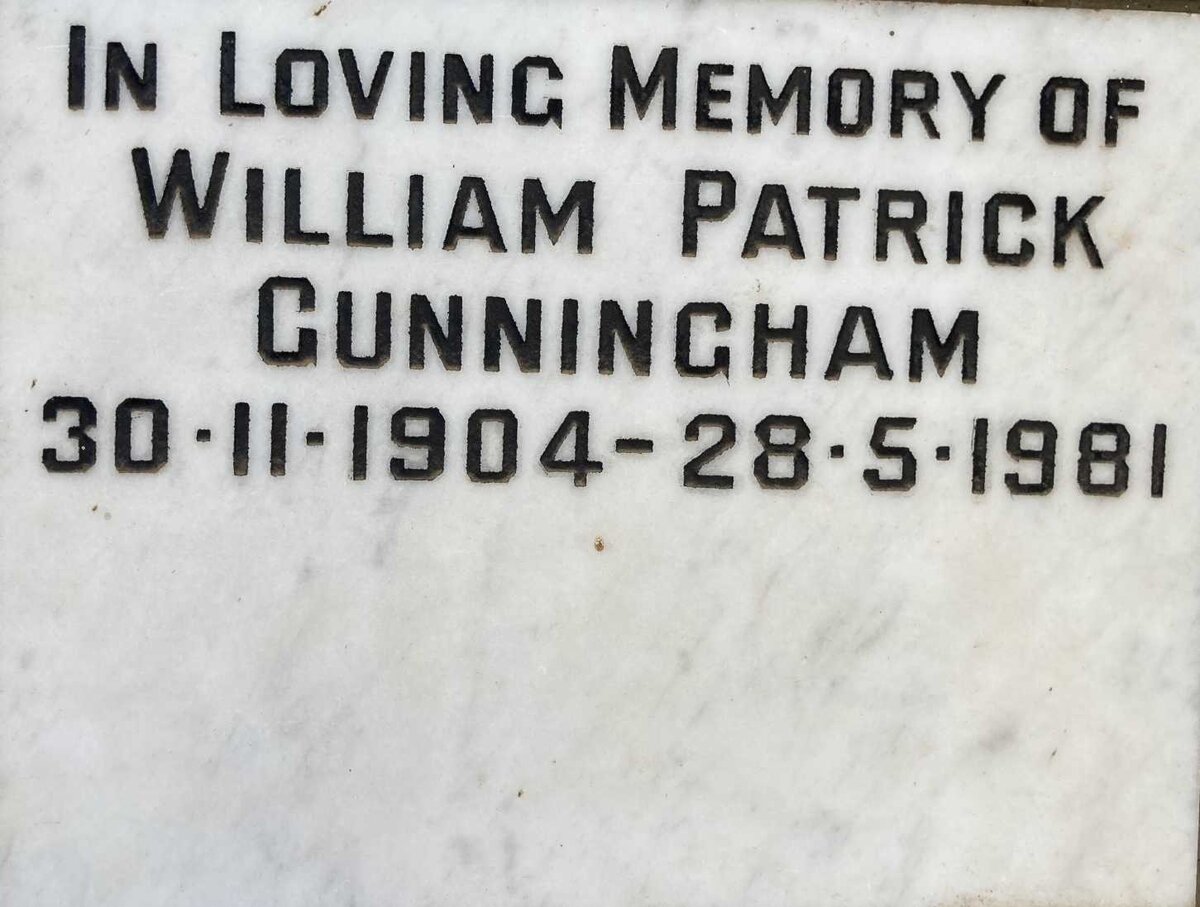 CUNNINGHAM William Patrick 1904-1981