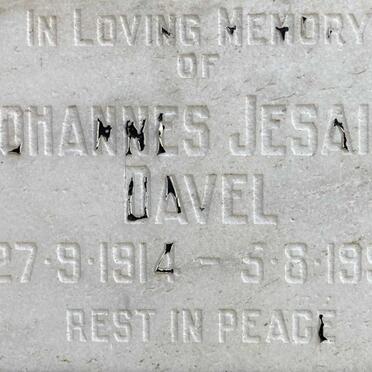 DAVEL Johannes Jesaias 1914-1990