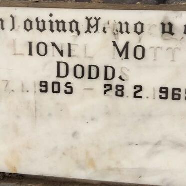 DODDS Lionel Mott 1905-1969