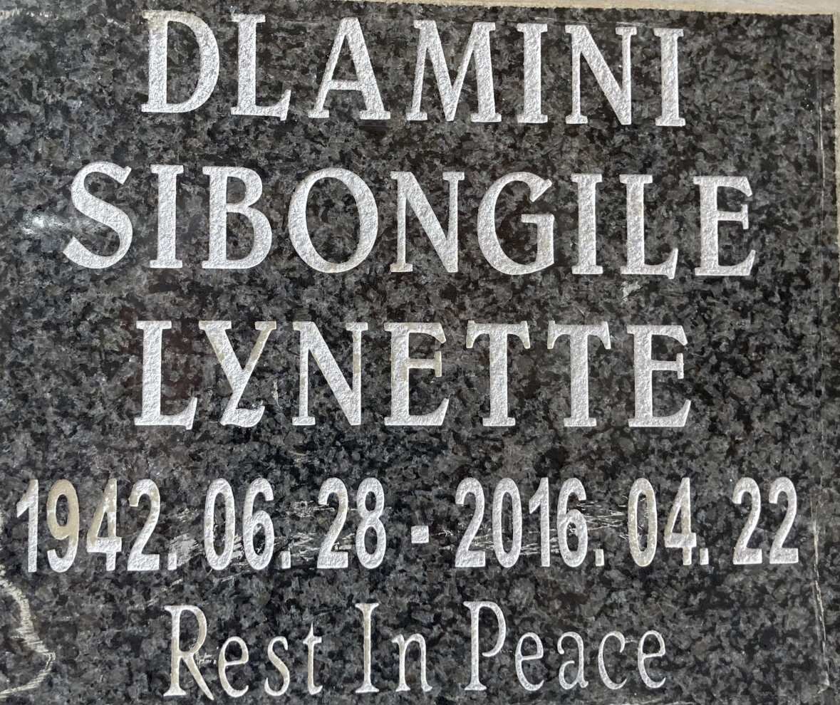 DLAMINI Sibongile Lynette 1942-2016
