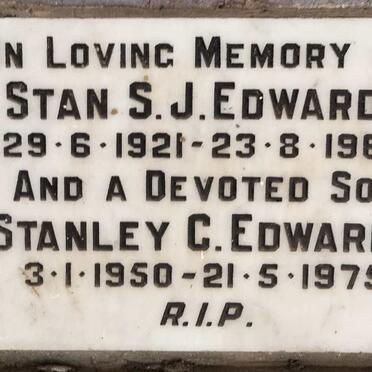 EDWARDS Stan S.J. 1921-1969 :: EDWARDS Stanley C. 1950-1975