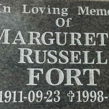 FORT Margurette Russell 1911-1998