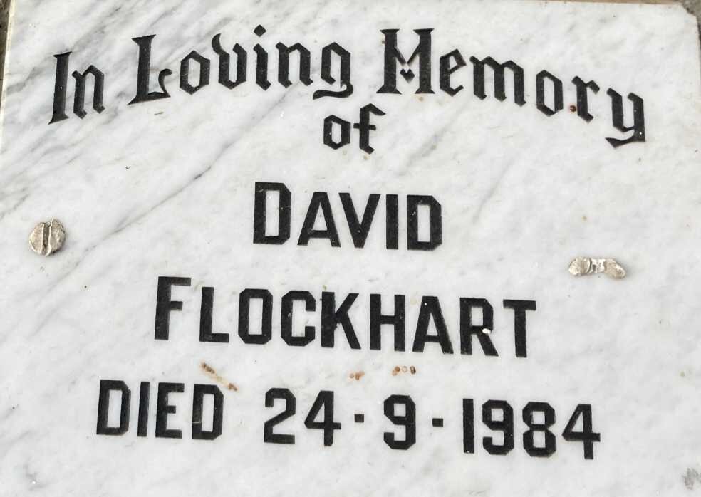 FLOCKHART David -1984