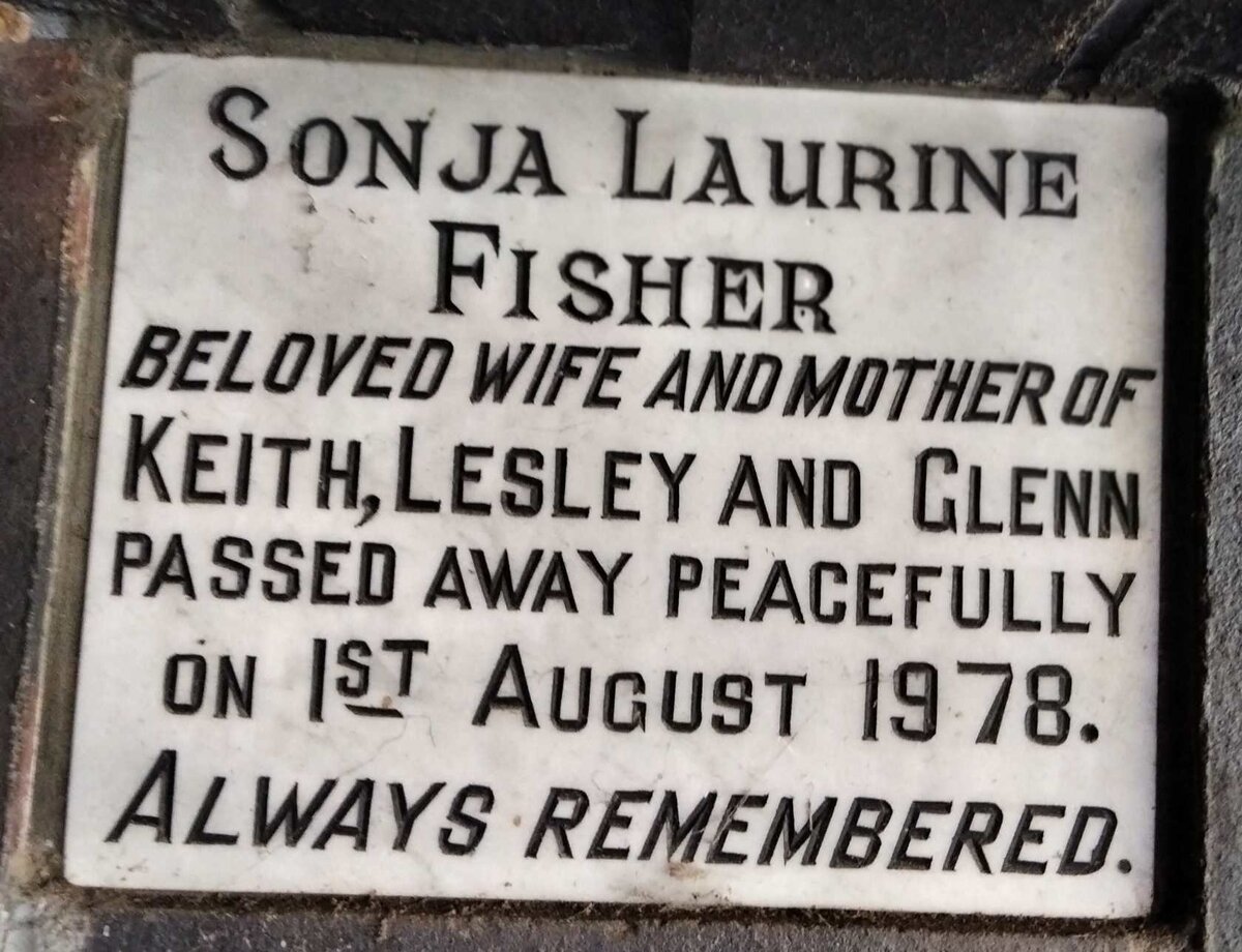 FISHER Sonja Laurine -1978