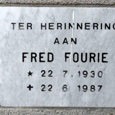 FOURIE Fred 1930-1987