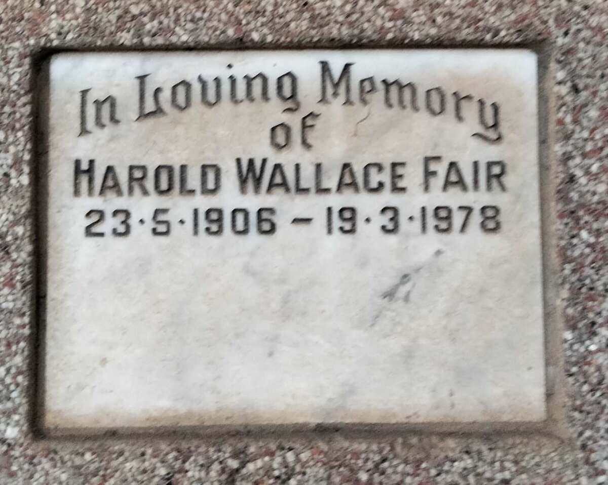 FAIR Harold Wallace 1906-1978