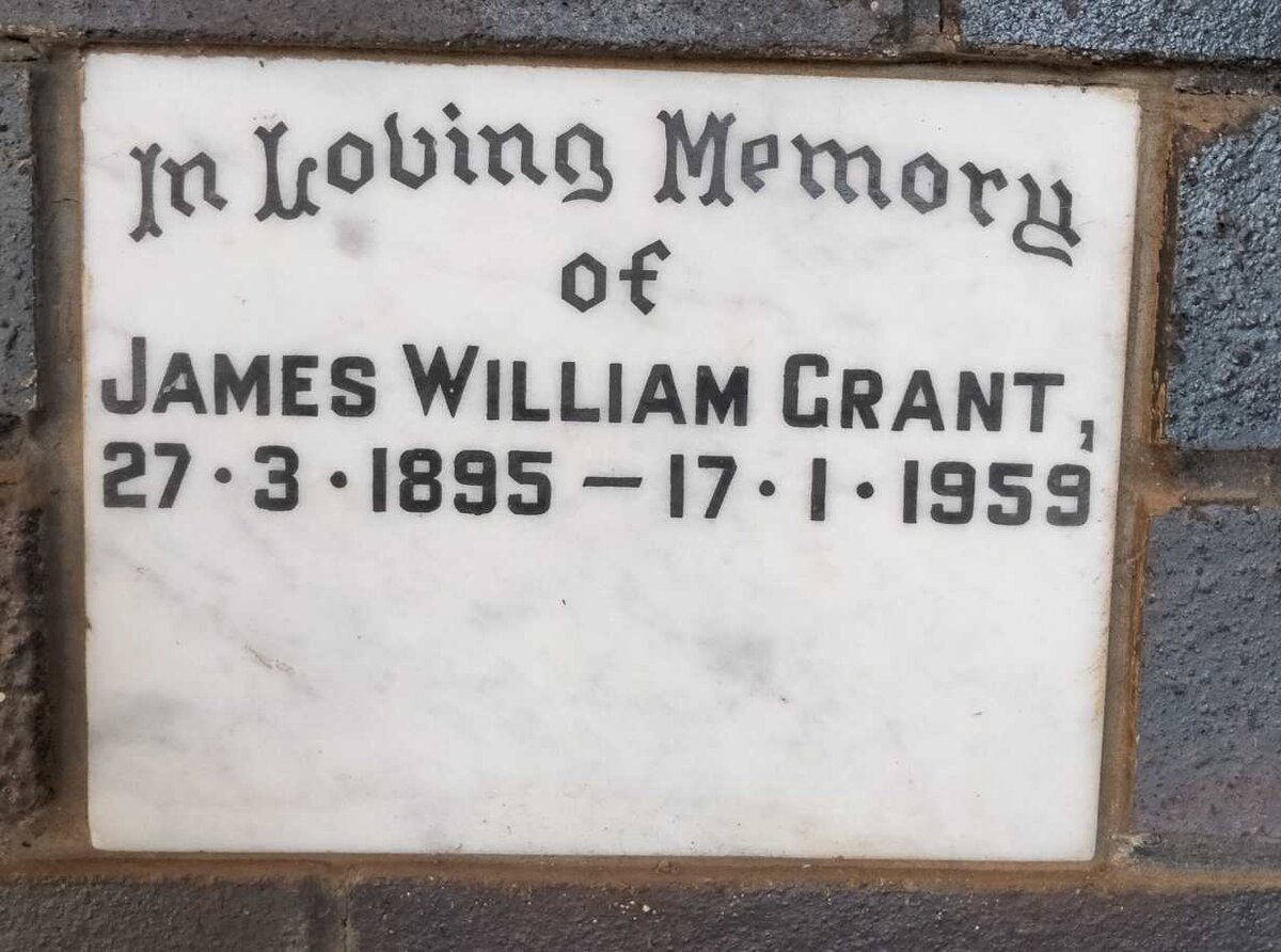 GRANT James William 1895-1959