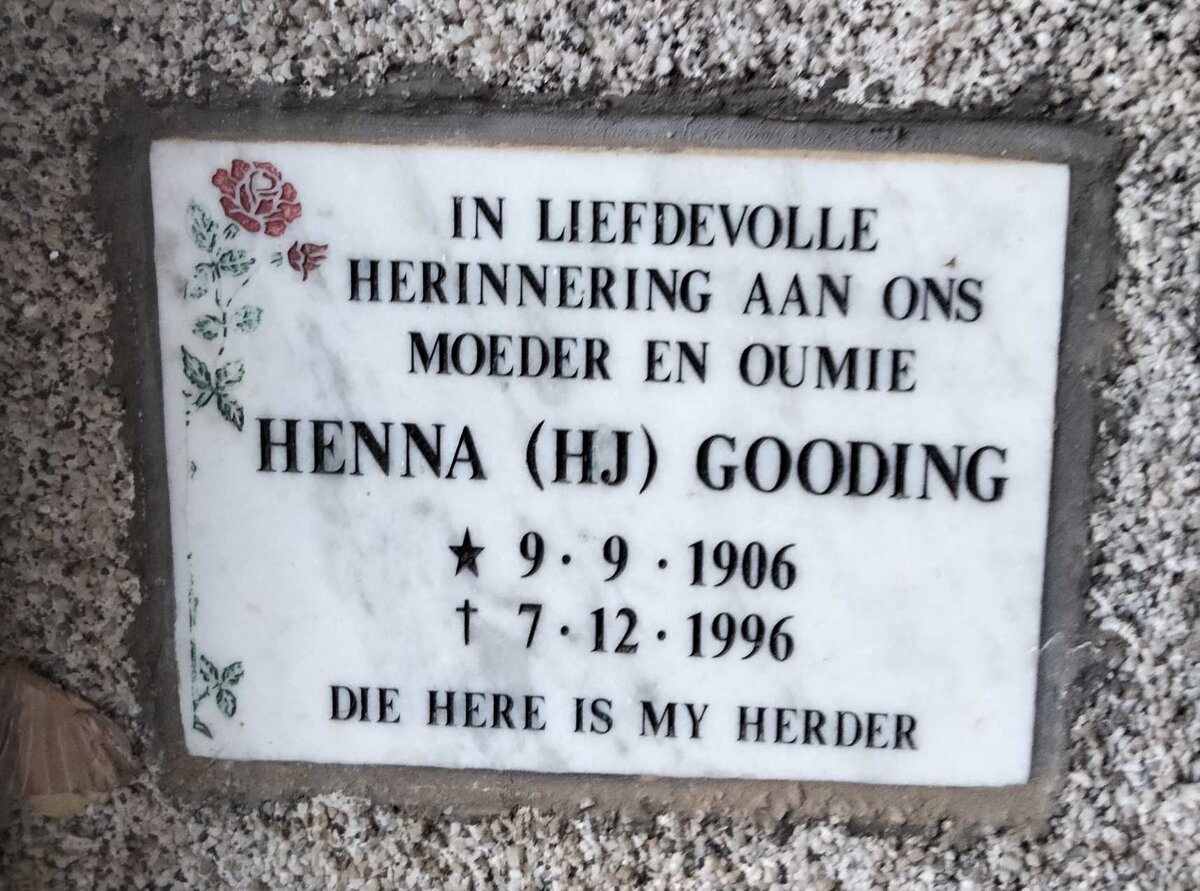 GOODING H.J. 1906-1996