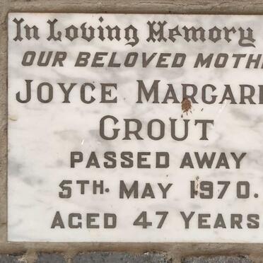 GROUT Joyce Margaret -1970