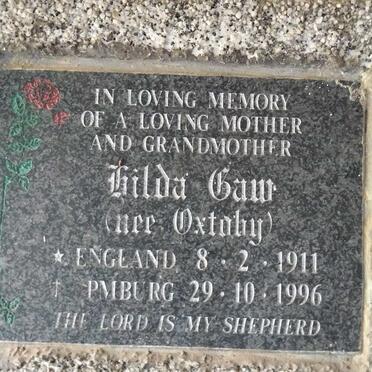 GAW Hilda nee OXTOBY 1911-1996