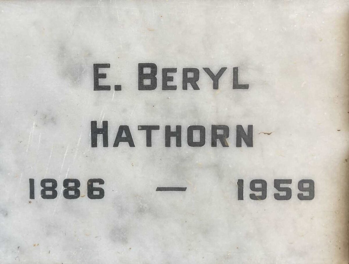 HATHORN E. Beryl 1886-1959