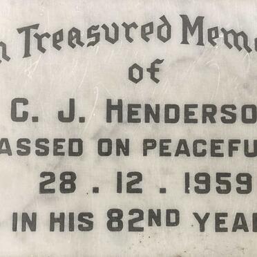 HENDERSON C.J. -1959