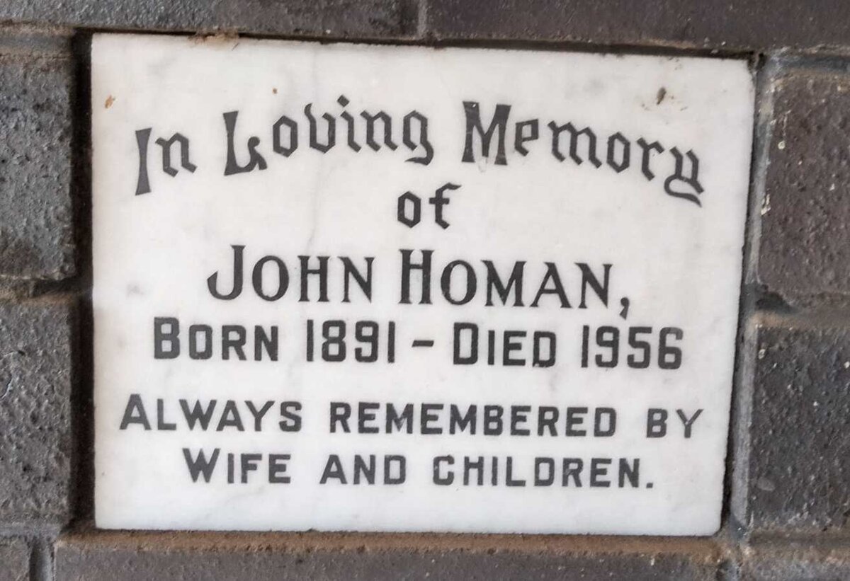 HOMAN John 1891-1956