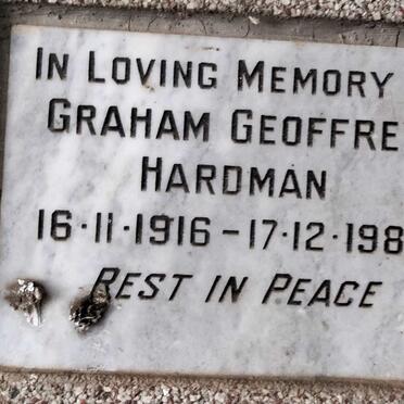 HARDMAN Graham Geoffrey 1916-1982