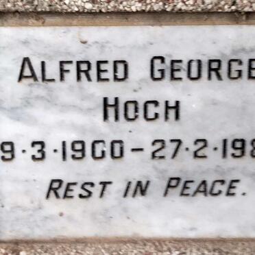 HOCH Alfred George 1900-1983