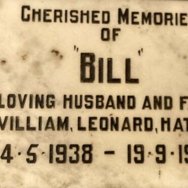 HATTON William Leonard 1938-1990