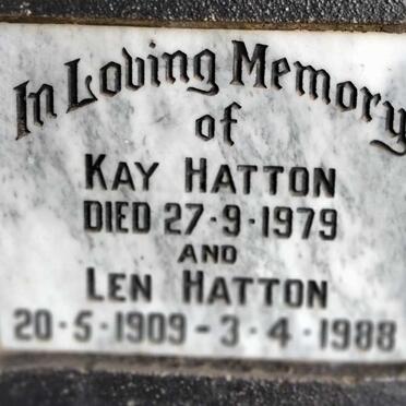 HATTON Len 1909-1988 & Kay -1979