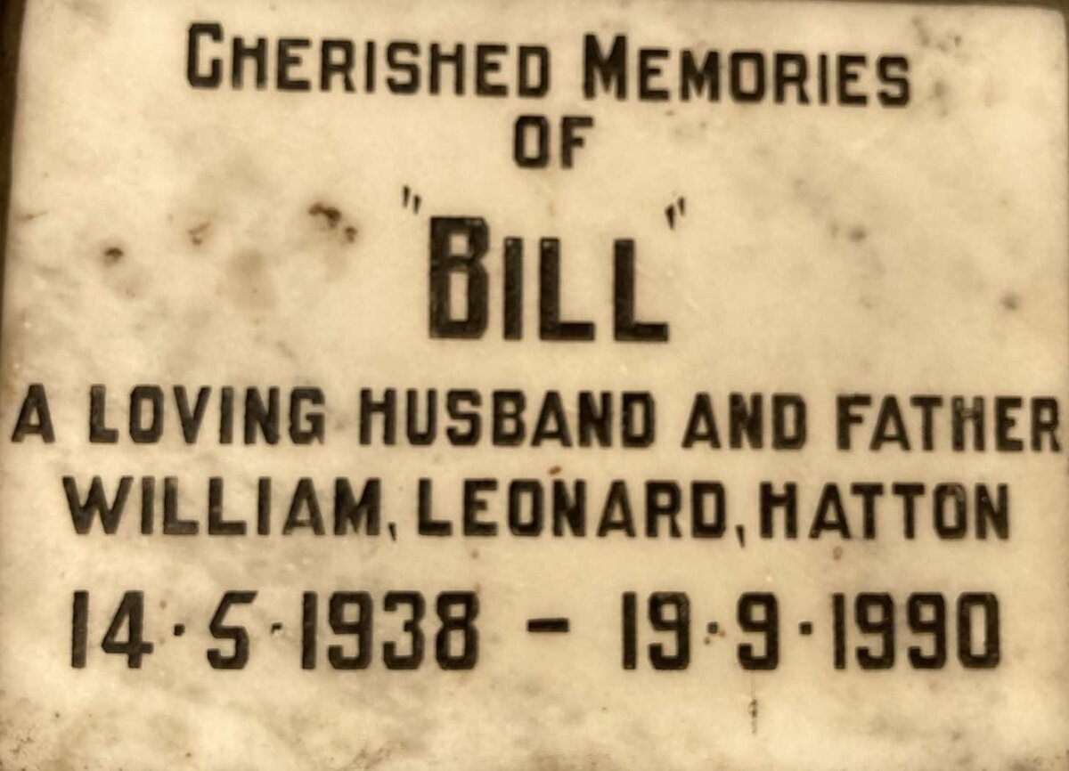 HATTON William Leonard 1938-1990