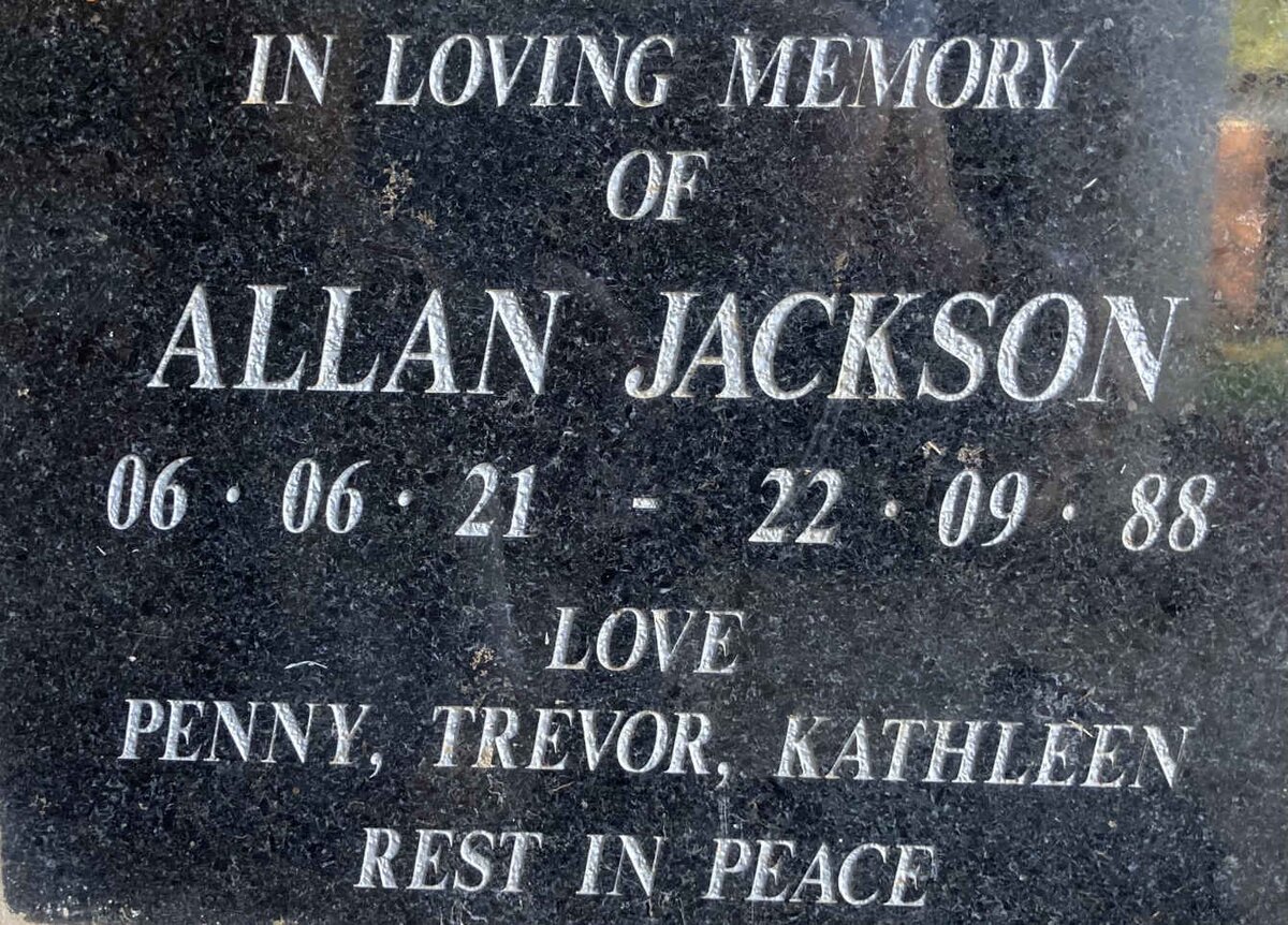 JACKSON Allan 1921-1988