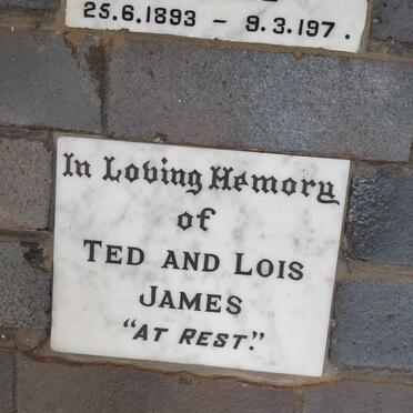 JAMES Ted & Lois