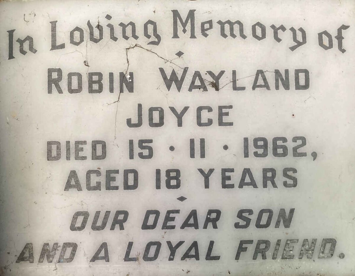 JOYCE Robin Wayland -1962