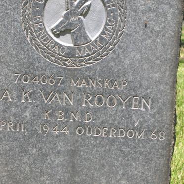 ROOYEN A.K., van -1944