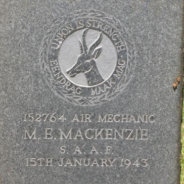 MACKENZIE M.E. -1943