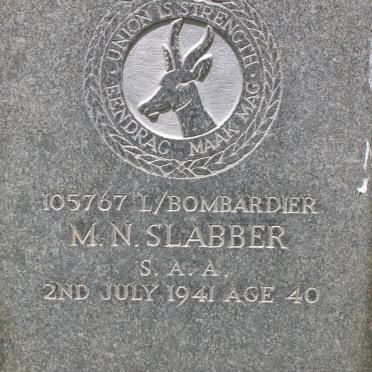 SLABBER M.N. -1941