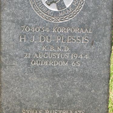 PLESSIS H.J., du -1944