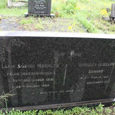 ? Heinrich Bernard Edmund 1912-1984 &amp; Lanie Sophie Mathilda WESTERMEYER 1916-1984